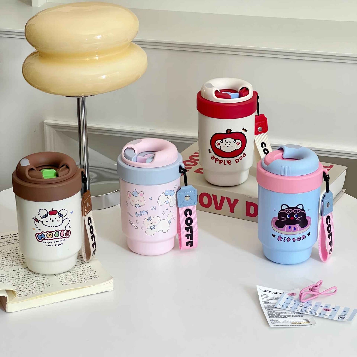 500ml 316 Stainless Steel Ceramic Liner Coffee Cup