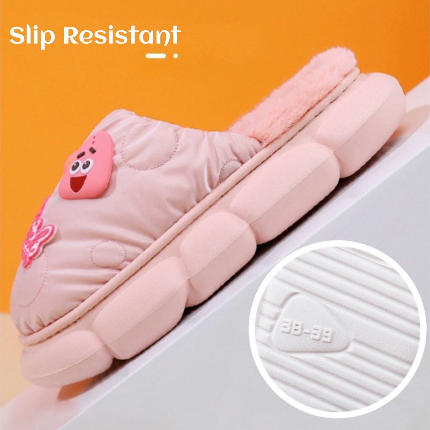 SpongeBob / Patrick / Mr. Krab Fleece Slippers