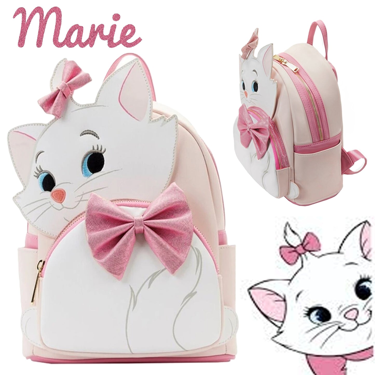 Marie The Aristocats Kids Backpack