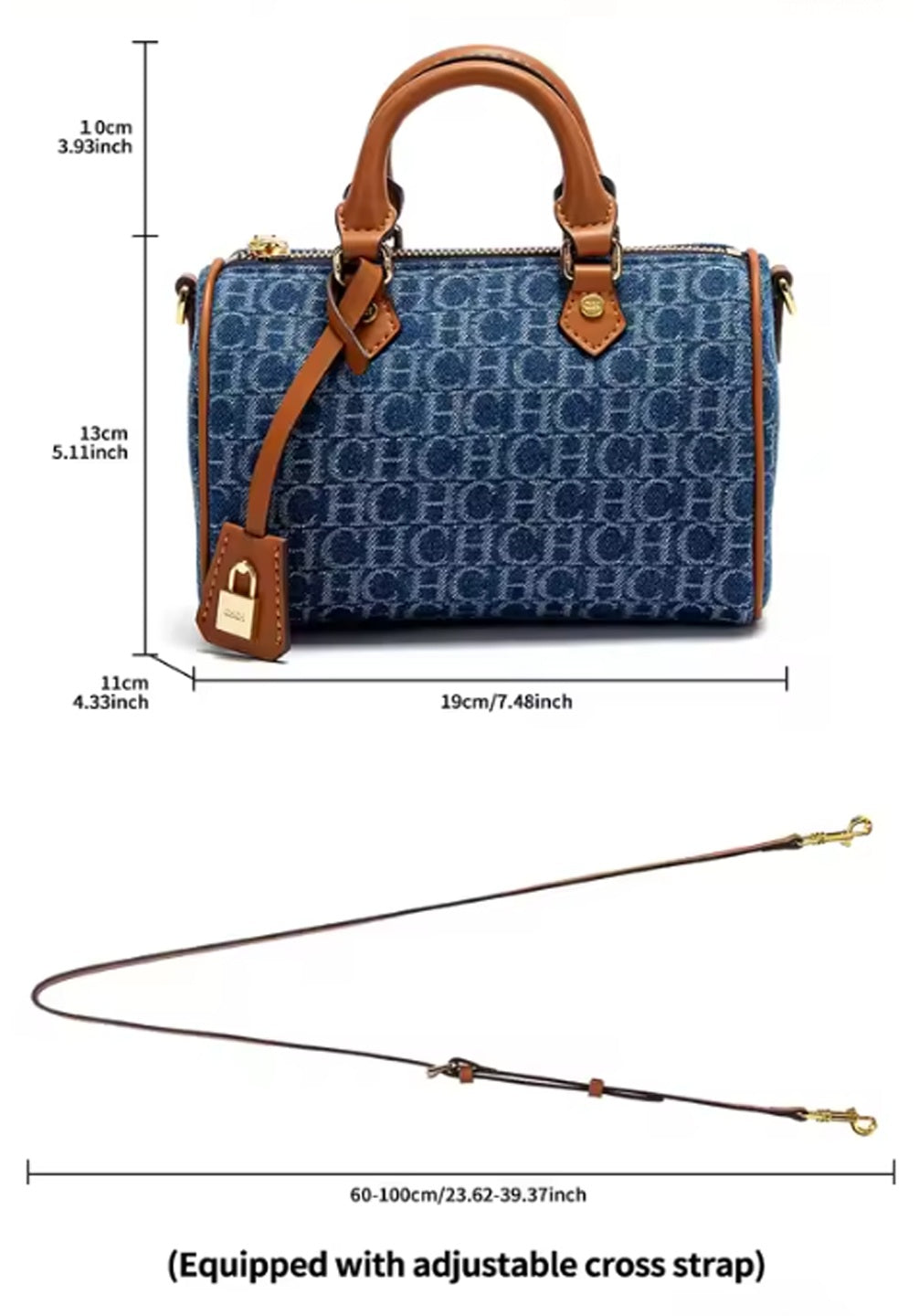 CHCH Women's Denim Handbag