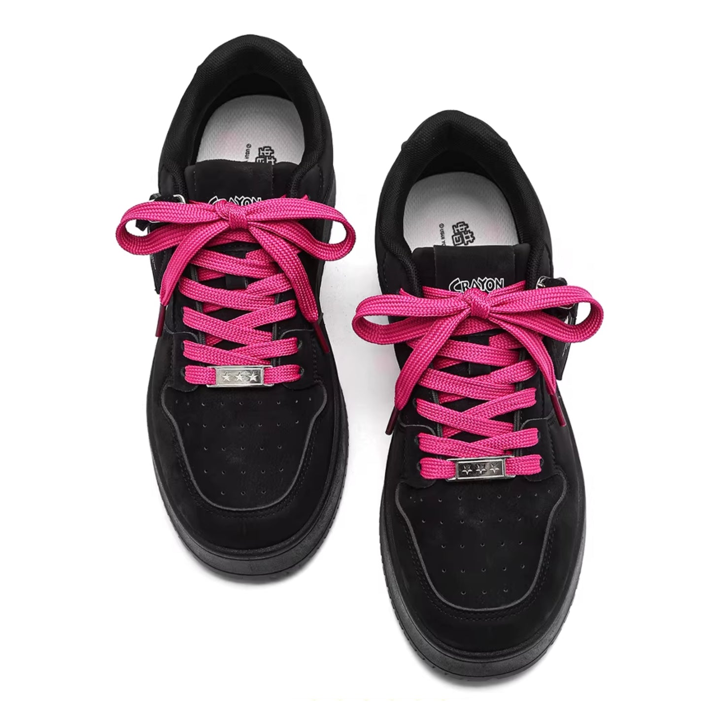 Crayon Shin-Chan Collaboration Suede Thick Sole Sneakers