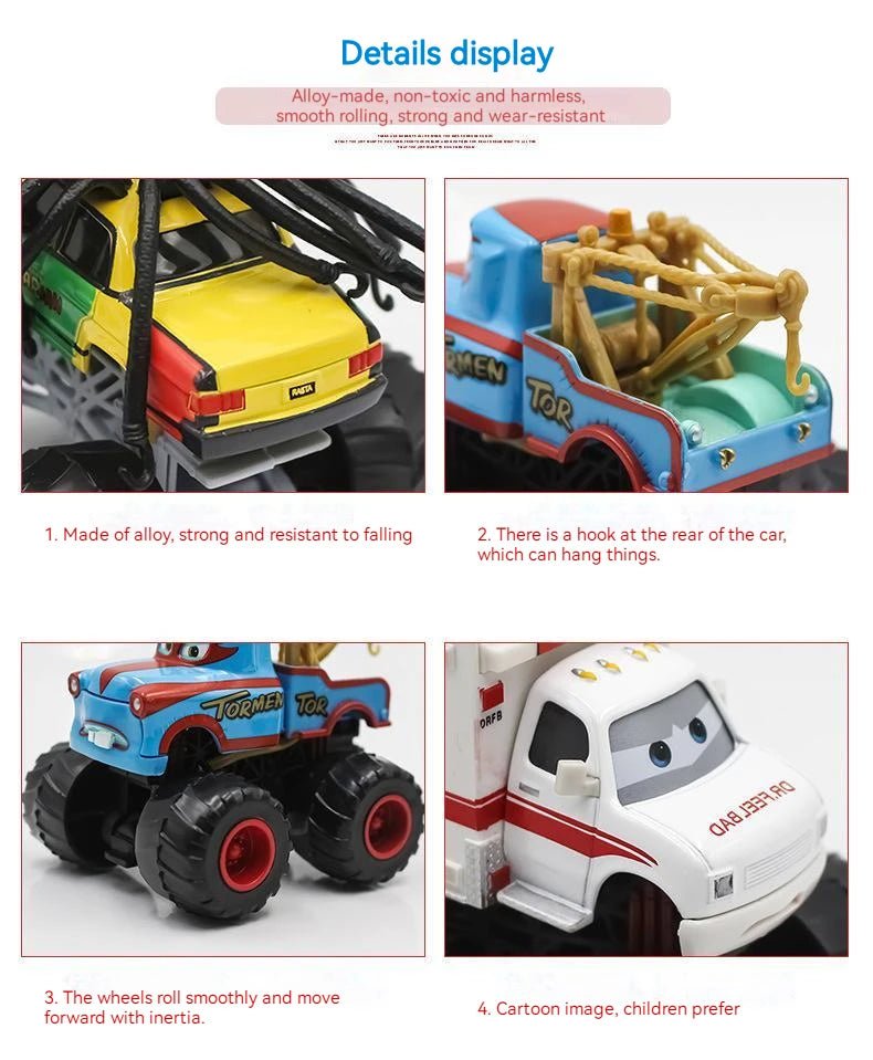 Cars 2 Lightning McQueen Racing Series Metal Alloy Vehicle - itzy bitsy