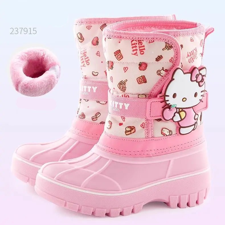 Cartoons Mid - Calf Waterproof Children's Warm Anti - Slip Boots - itzy bitsy