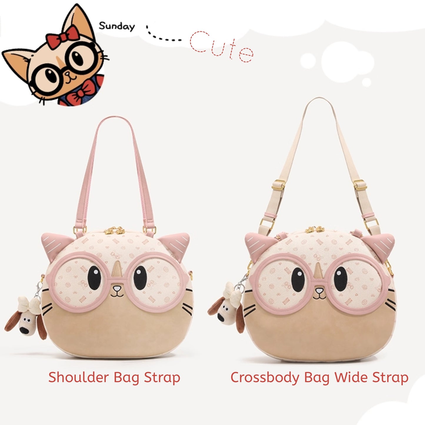 Hello Catffee Love Shoulder Bag