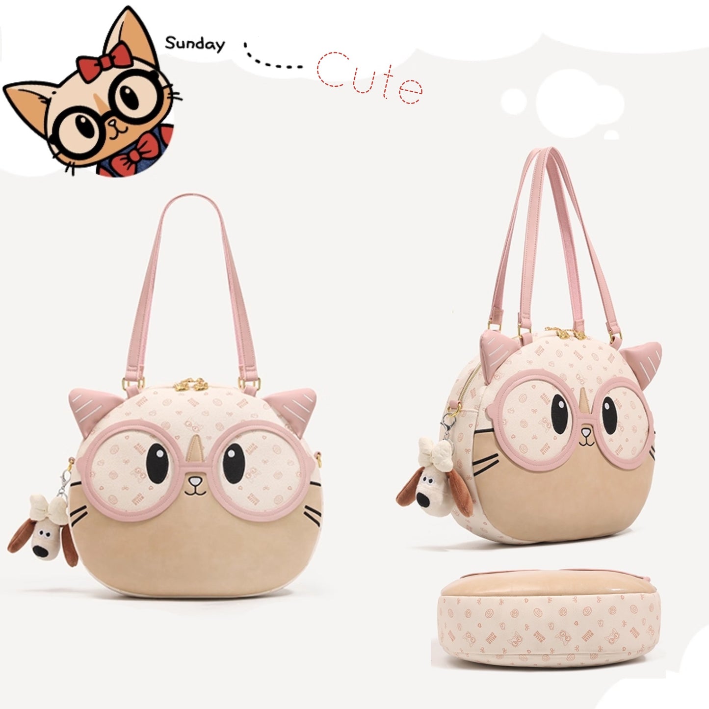 Hello Catffee Love Shoulder Bag