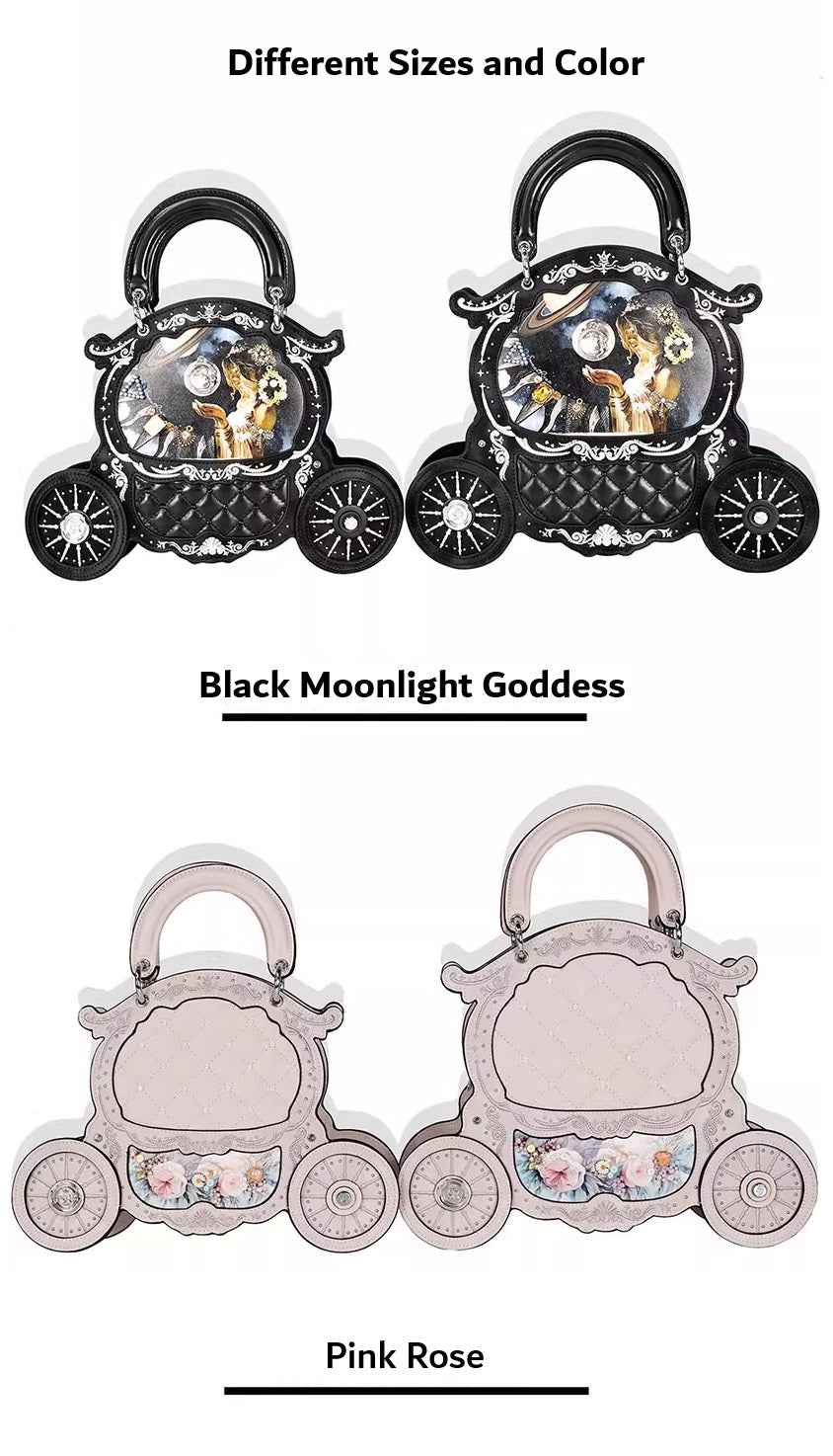 The Fairy Carriage Handbag/Crossbody Bag
