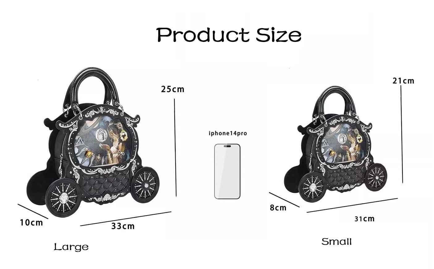 The Fairy Carriage Handbag/Crossbody Bag