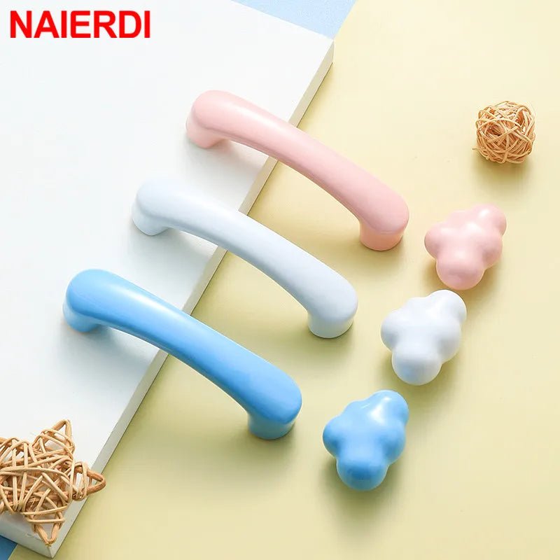 Ceramic Children's Cabinet Handles - Single Hole - itzy bitsy