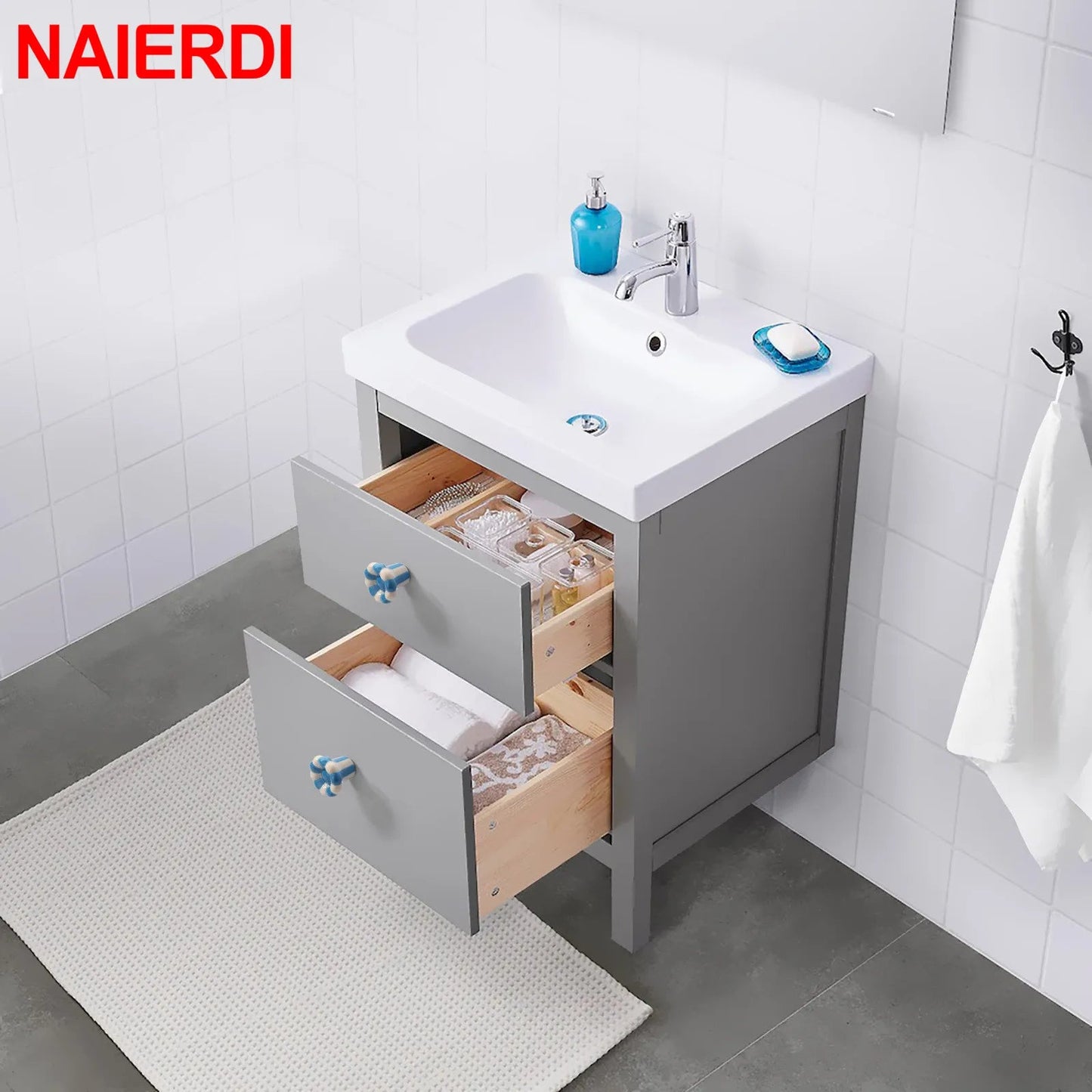 Ceramic Children's Cabinet Handles - Single Hole - itzy bitsy