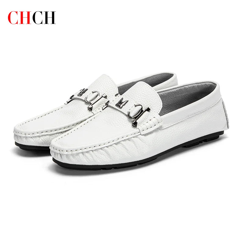 CH 2024 Men's New Cow Leather Comfortable Casual Dress/Business Shoes - itzy bitsy