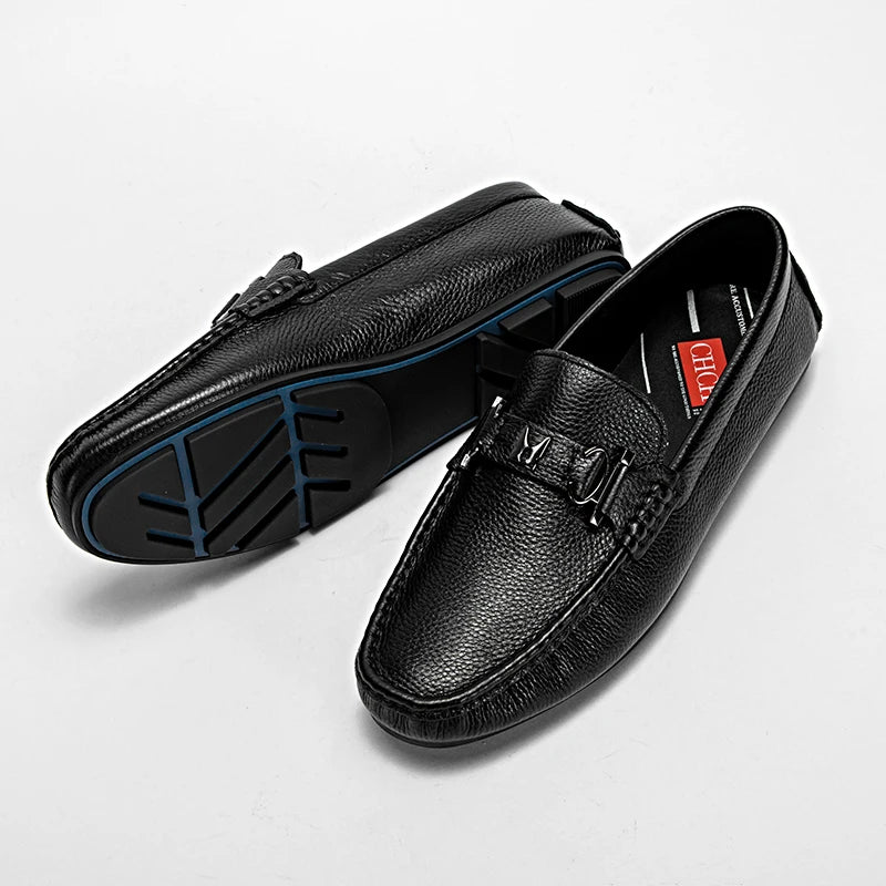 CH 2024 Men's New Cow Leather Comfortable Casual Dress/Business Shoes - itzy bitsy