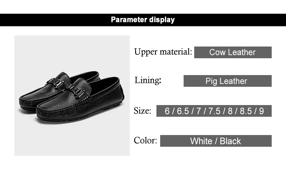 CH 2024 Men's New Cow Leather Comfortable Casual Dress/Business Shoes - itzy bitsy