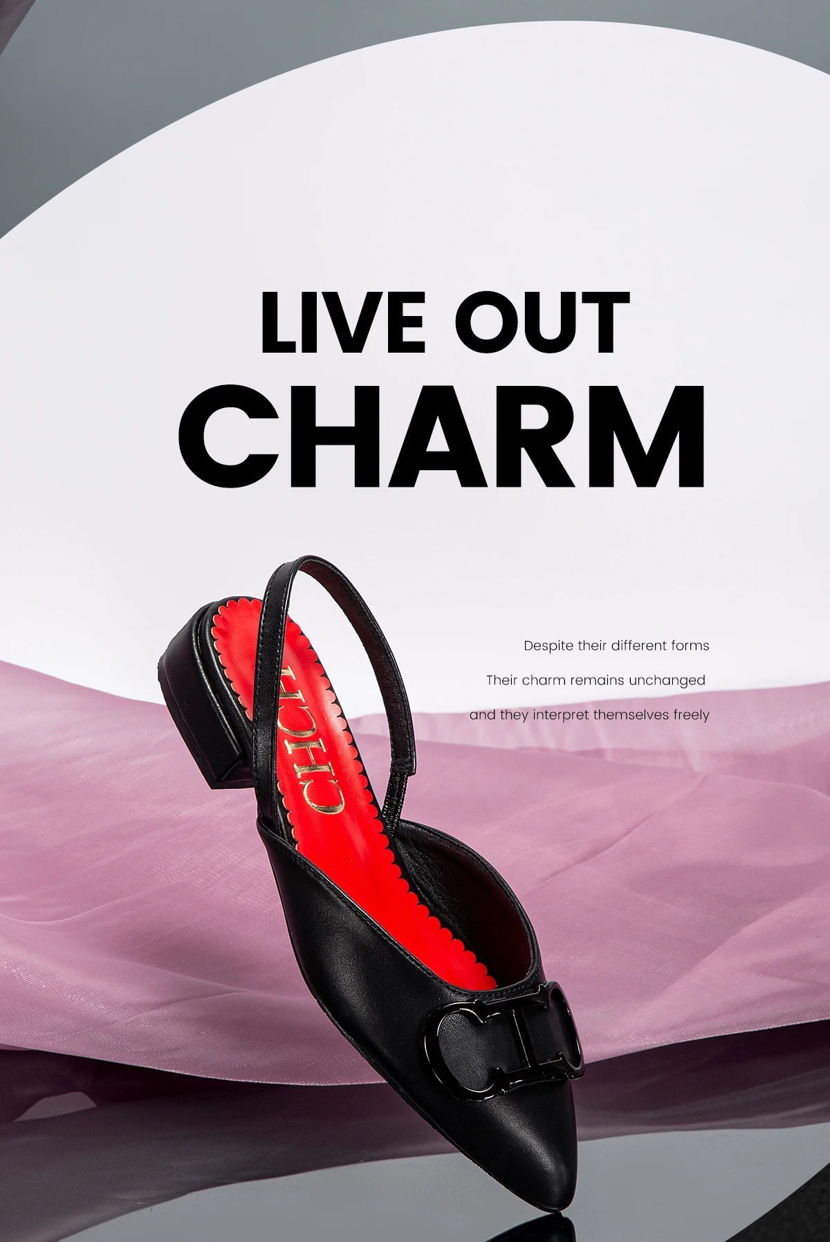 CH 2024 New Black Pointed Flat Bottomed Loafers Shoes - itzy bitsy