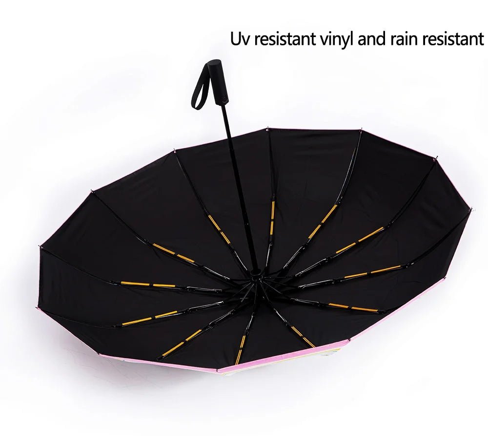 CH Alphabet Print Design Simple Style Umbrella - itzy bitsy