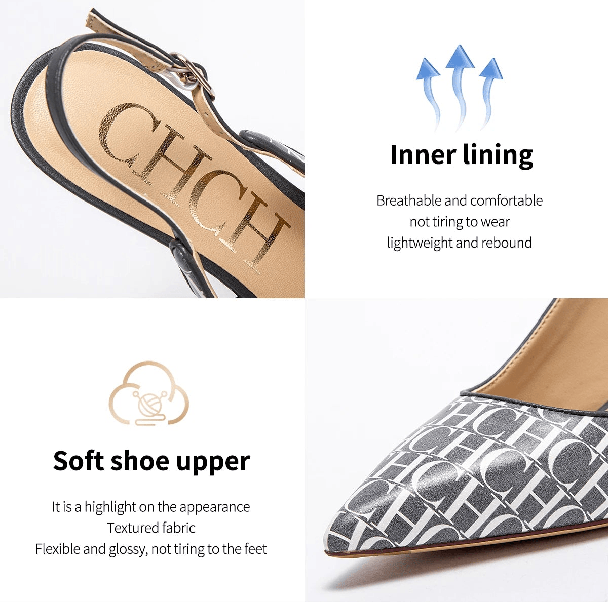 CH Ankle Strap Heeled Dress Shoes - itzy bitsy