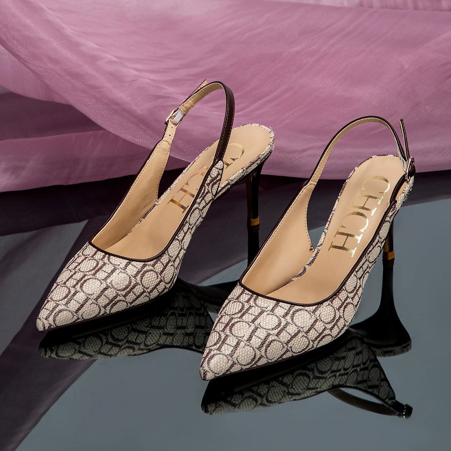 CH Ankle Strap Heeled Dress Shoes - itzy bitsy