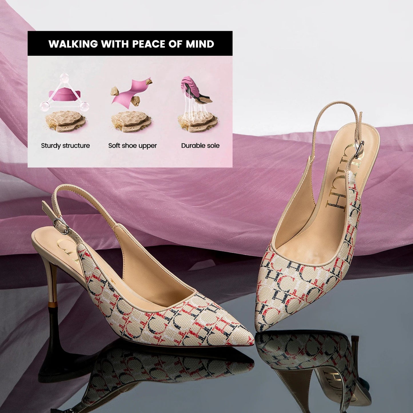 CH Ankle Strap Heeled Dress Shoes - itzy bitsy