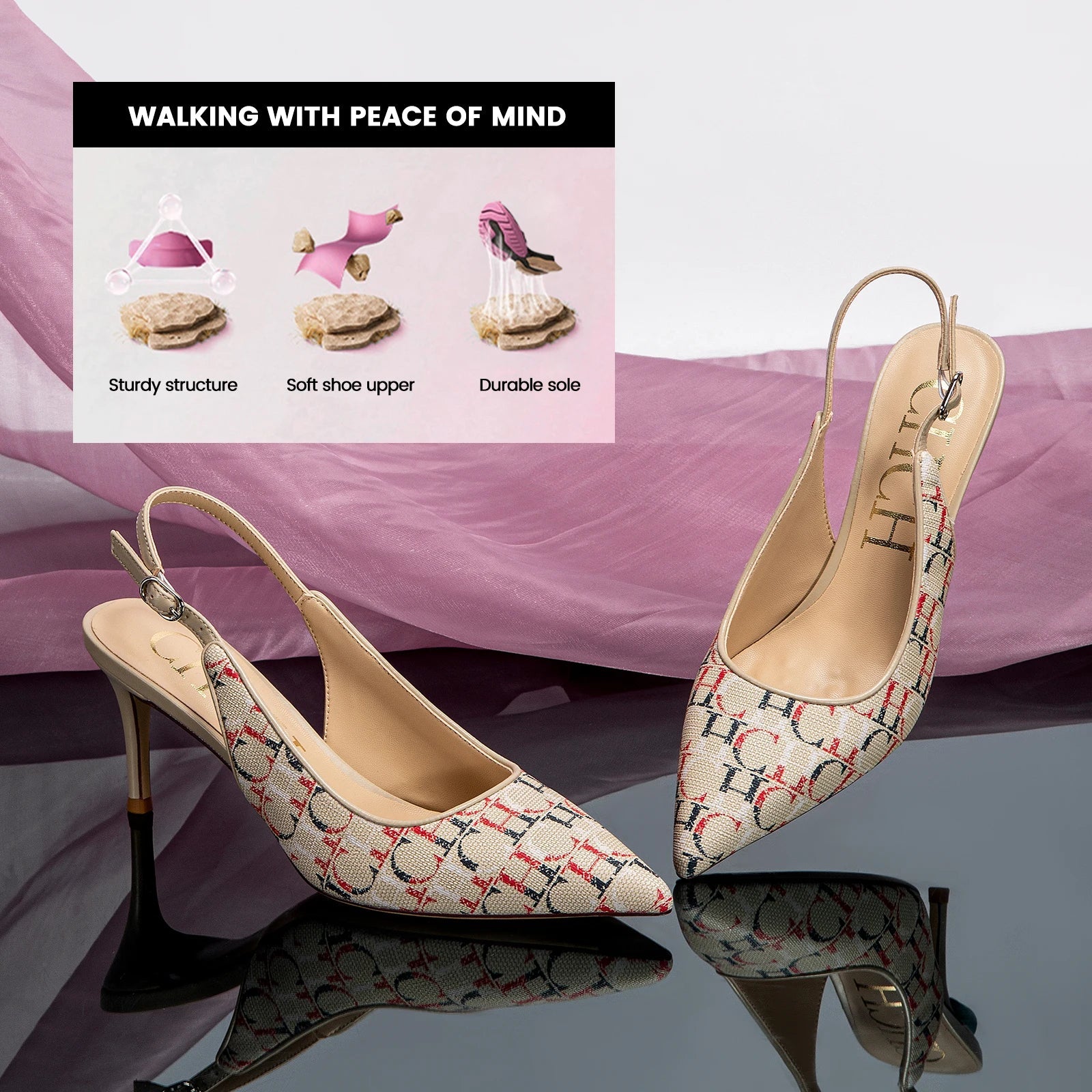 CH Ankle Strap Heeled Dress Shoes - itzy bitsy