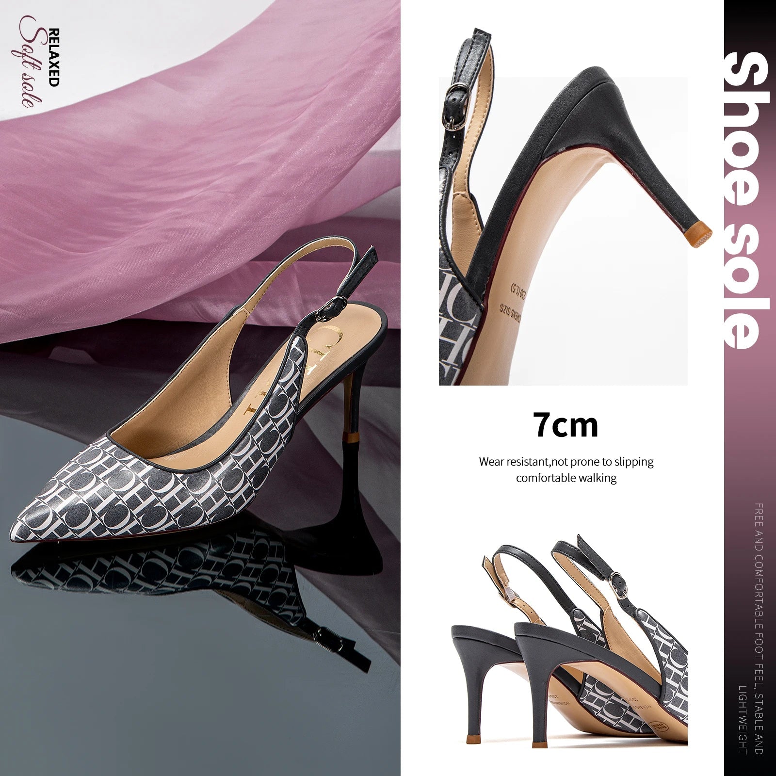 CH Ankle Strap Heeled Dress Shoes - itzy bitsy