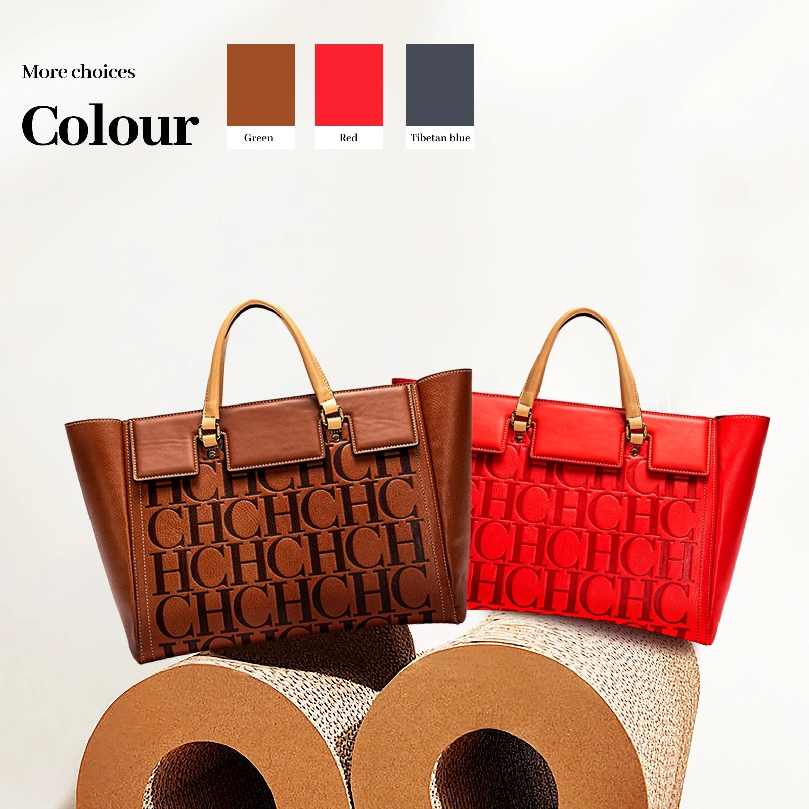 CH Brand Embossed Bag - itzy bitsy