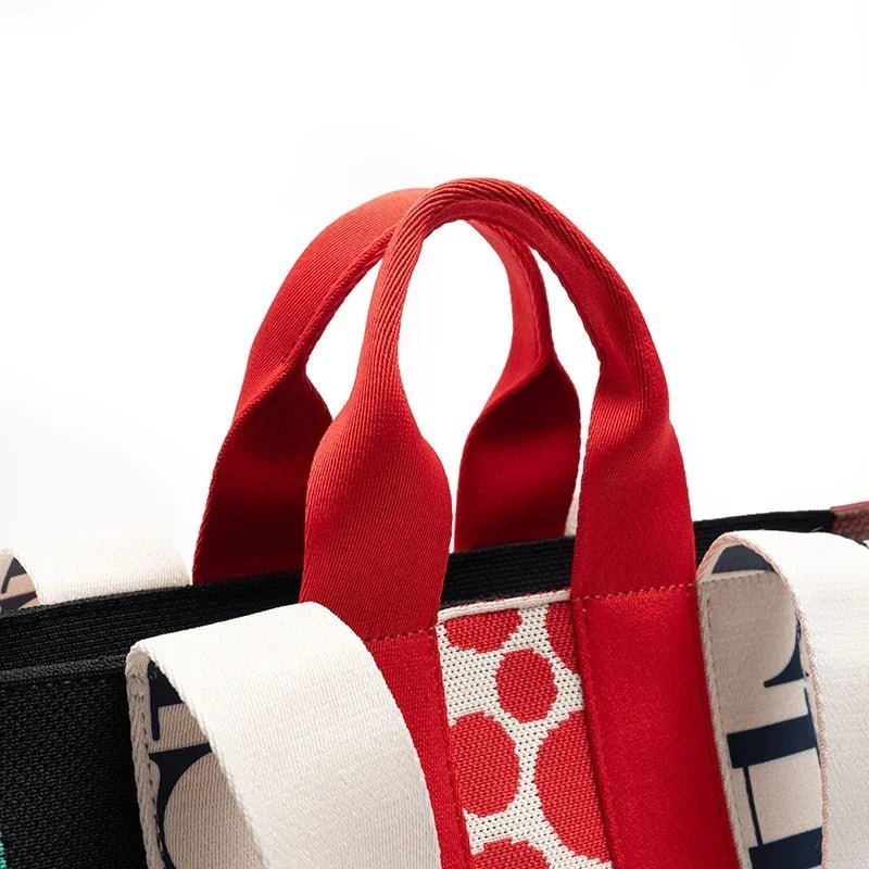 CH Casual Stripe Splicing Trend Shoulder Bag - itzy bitsy