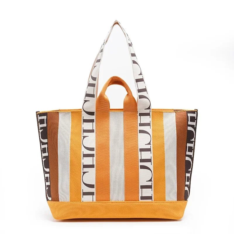 CH Casual Stripe Splicing Trend Shoulder Bag - itzy bitsy