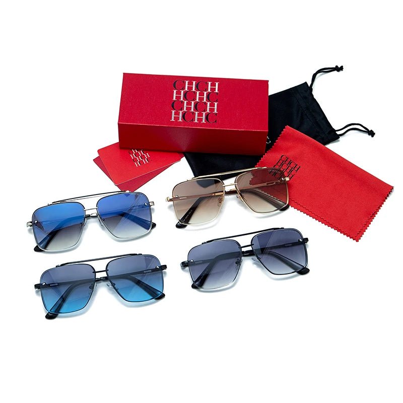 CH Classic Large Frame Style Elegant Sunglasses - itzy bitsy