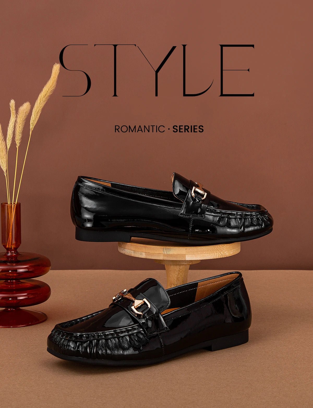 CH Classic Retro Business Cowhide Women's Flat Shoes - itzy bitsy