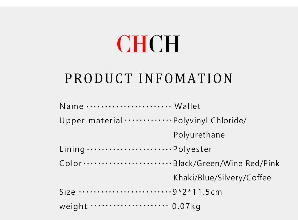 CH Convenient Temperament Women's Wallet - itzy bitsy