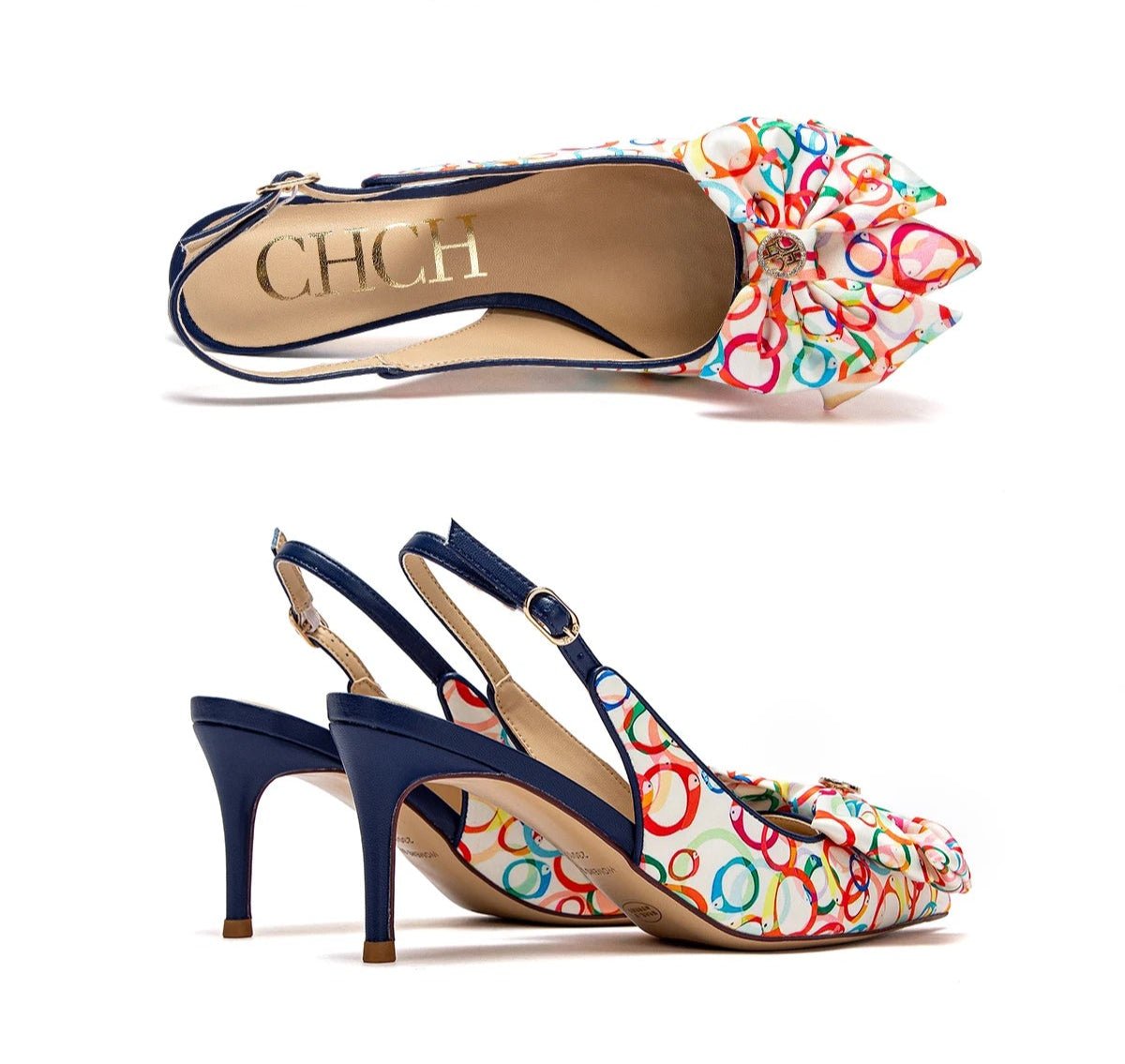 CH Elegant Bow Pointed Sandals - itzy bitsy