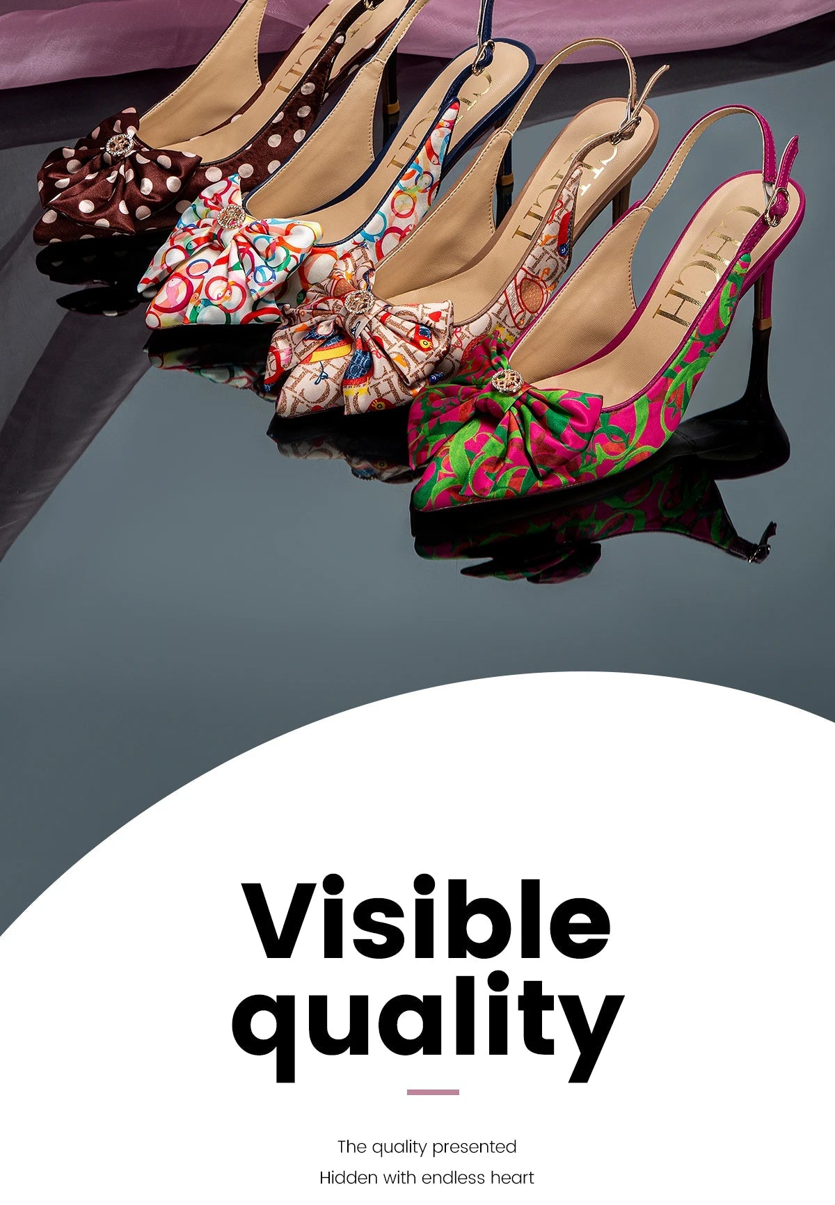 CH Elegant Bow Pointed Sandals - itzy bitsy