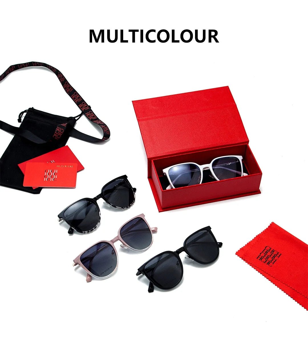 CH Elegant Large Frame Sunglasses - itzy bitsy