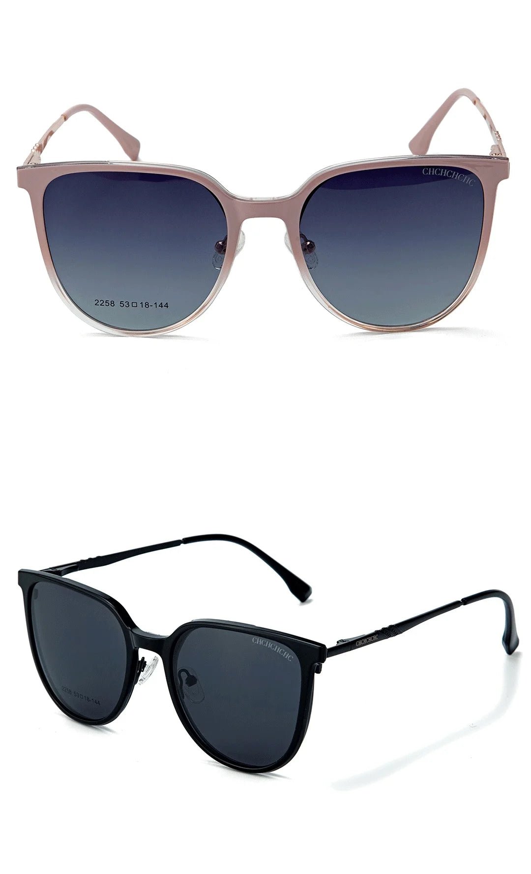 CH Elegant Large Frame Sunglasses - itzy bitsy