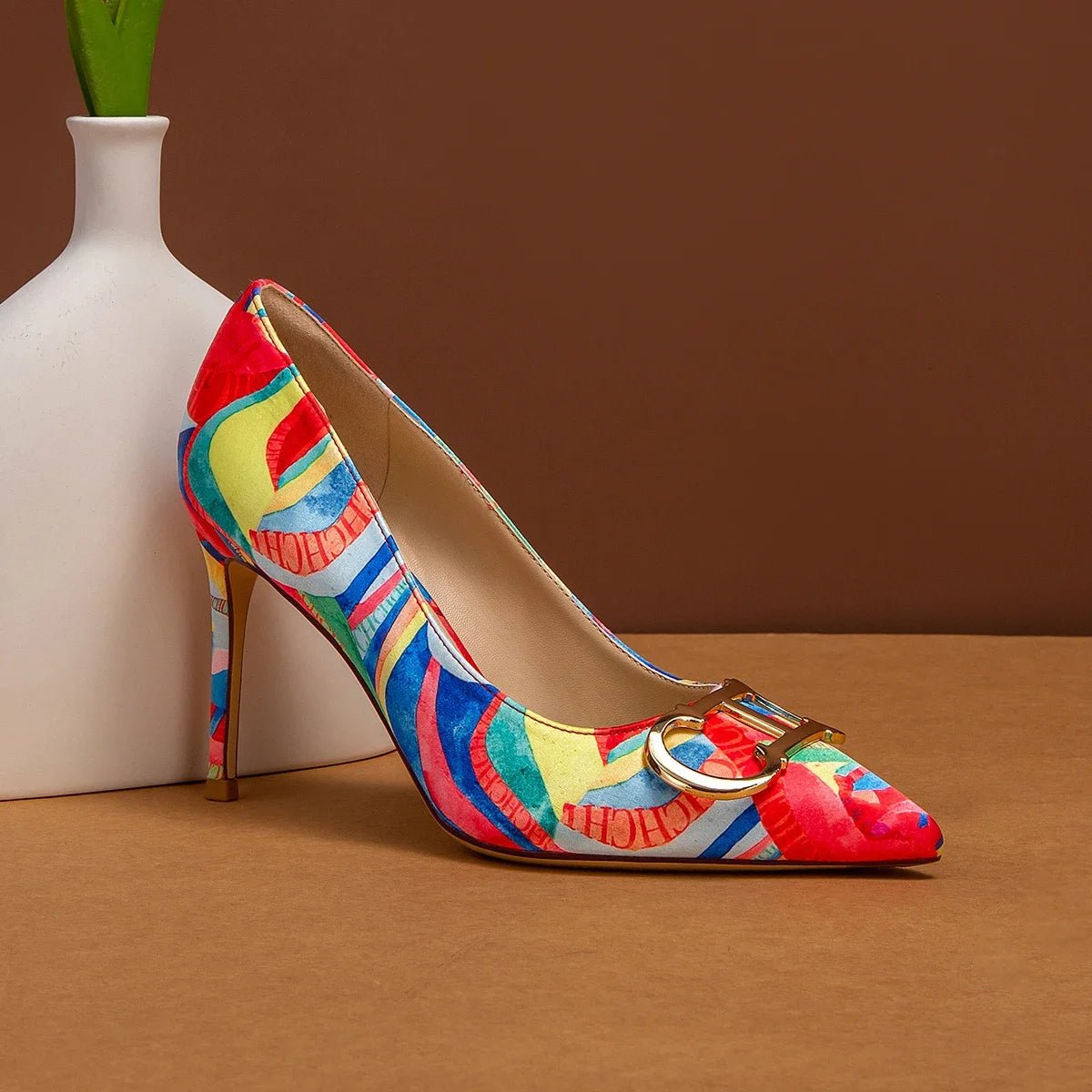 CH Exquisite Color Contrast Versatile High Heels - itzy bitsy