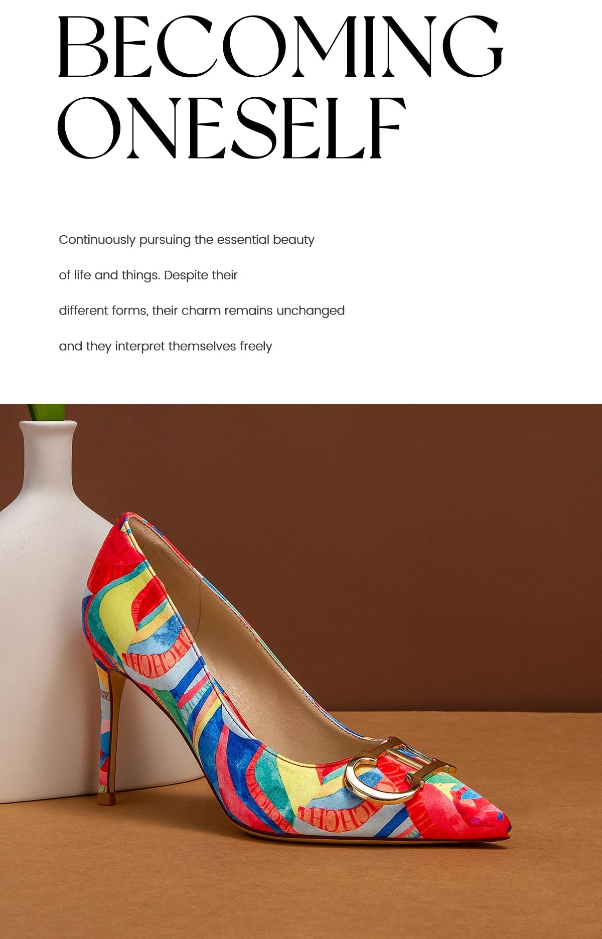 CH Exquisite Color Contrast Versatile High Heels - itzy bitsy