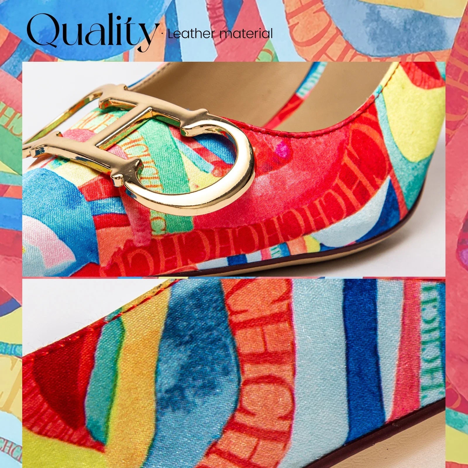 CH Exquisite Color Contrast Versatile High Heels - itzy bitsy