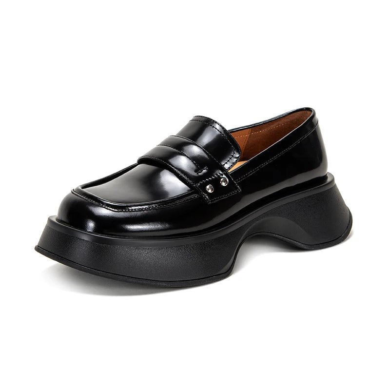 CH Leather Thick Soled Formal Business Shoes - itzy bitsy