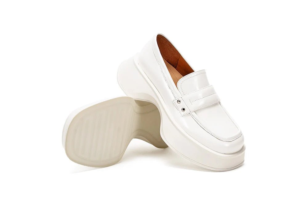 CH Leather Thick Soled Formal Business Shoes - itzy bitsy