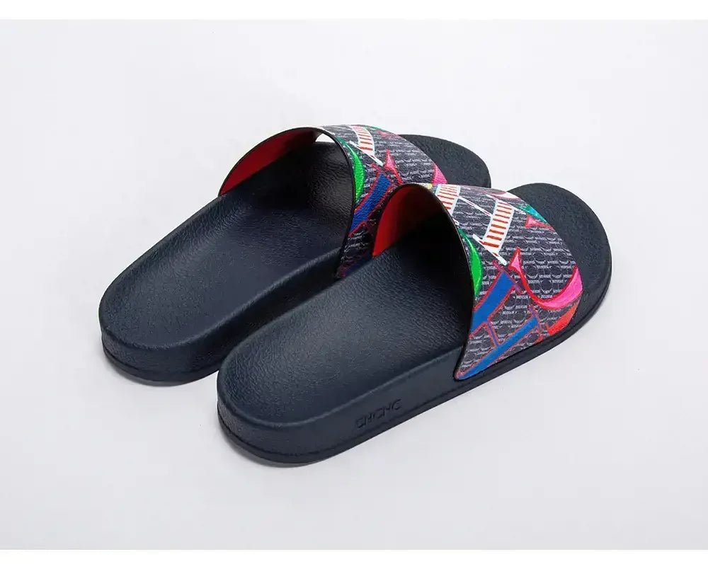 CH Luxury Classic Letter Printed Women's Flip Flops - itzy bitsy