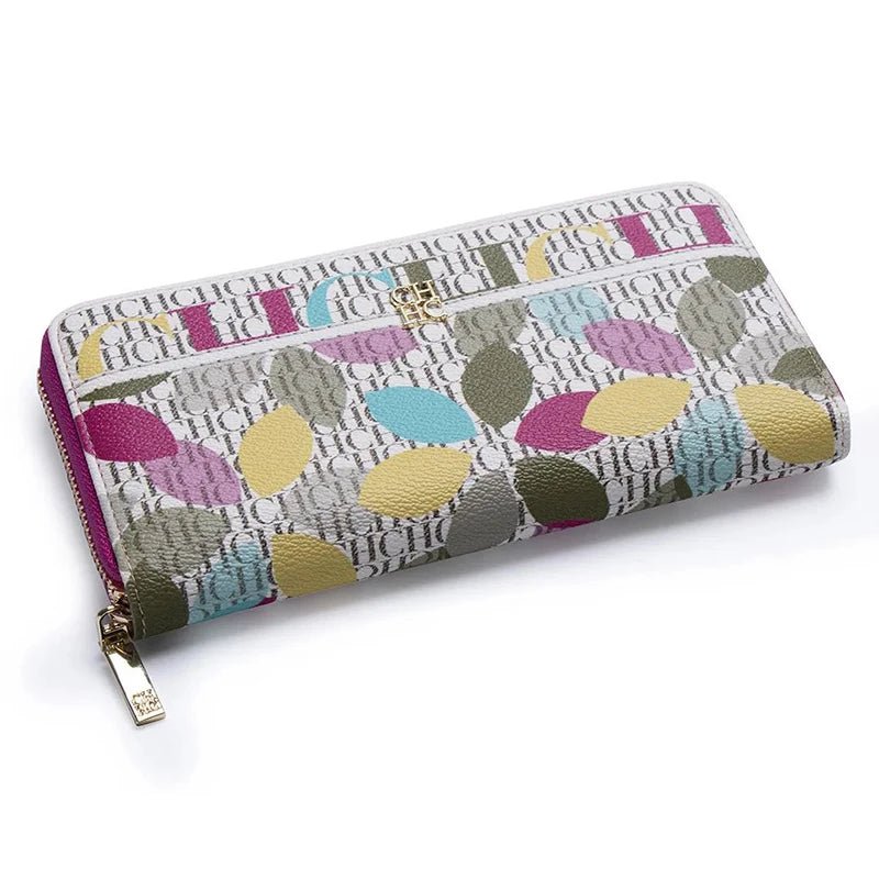 CH Luxury Vintage Folding Monogrammed Design Wallet - itzy bitsy