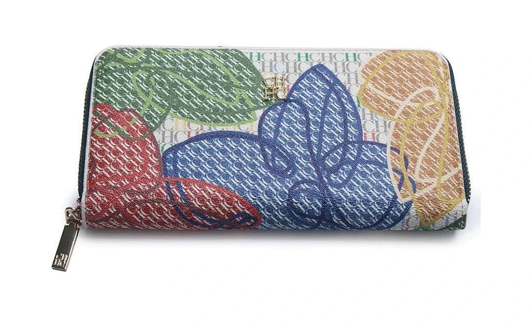 CH Luxury Vintage Folding Monogrammed Design Wallet - itzy bitsy