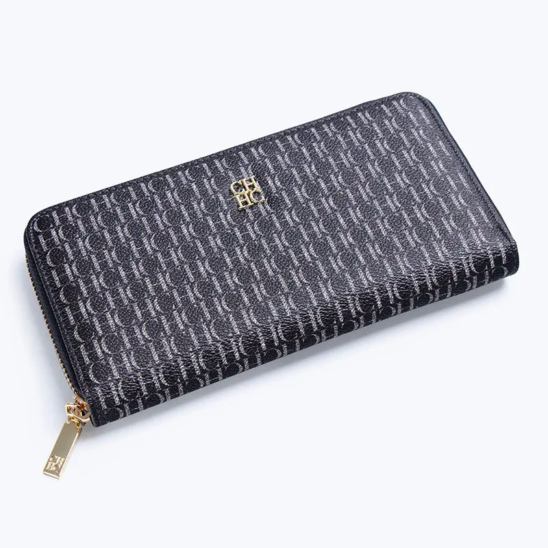 CH Luxury Vintage Folding Monogrammed Design Wallet - itzy bitsy