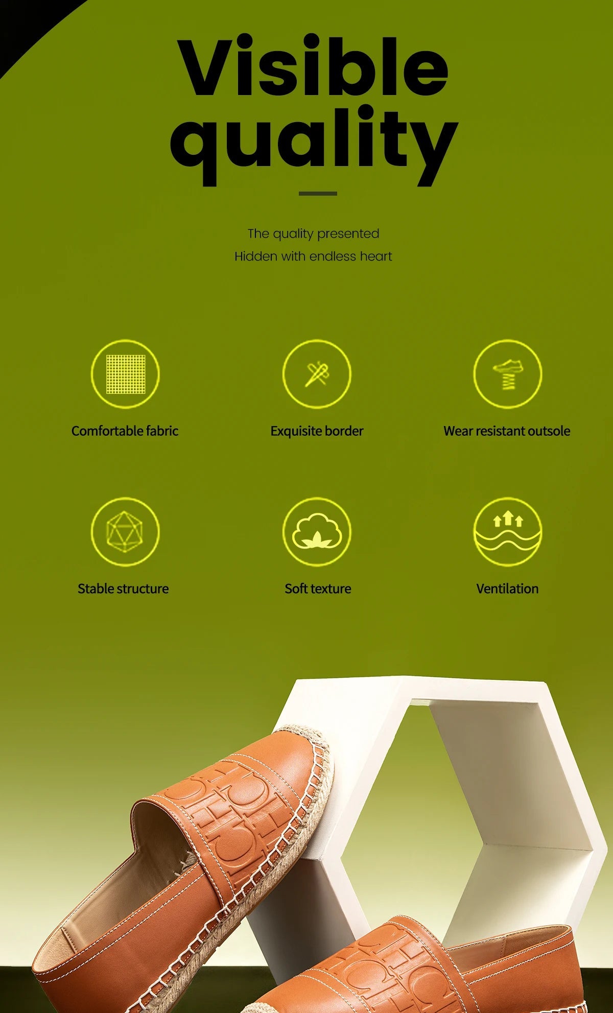 CH New Anti slip Hemp Bottom Flat Casual Shoes - itzy bitsy