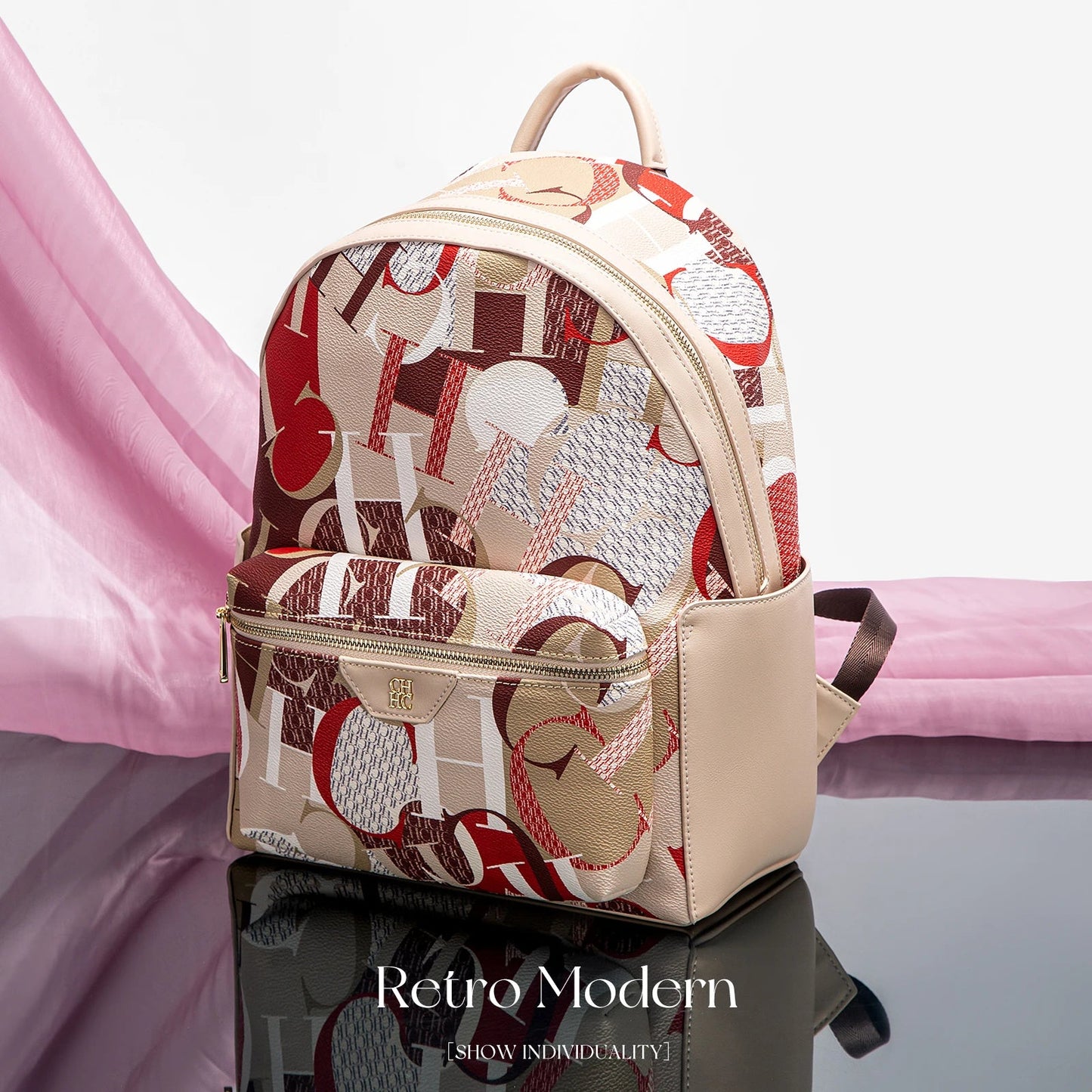 CH New Exquisite Large Capacity Internal Compartment Pocket Backpack - itzy bitsy