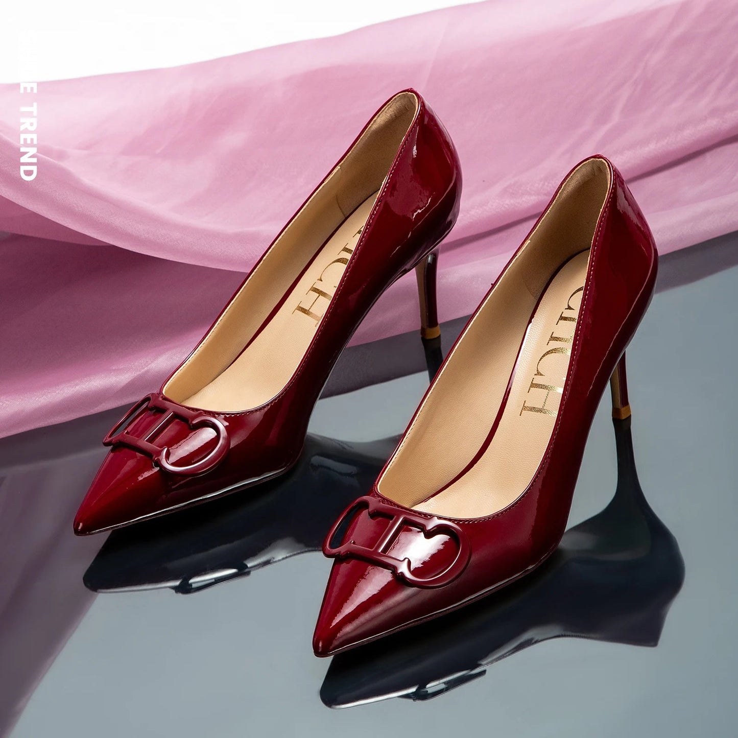 CH New Lacquer Leather Business/Formal High Heels Shoes - itzy bitsy