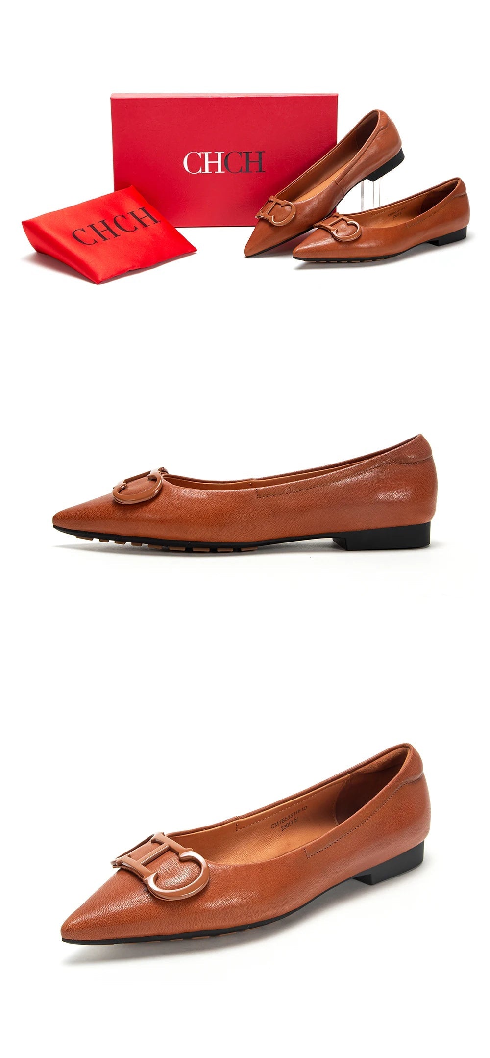 CH Pure Simple Women's Pointed Toe Flat Shoes - itzy bitsy