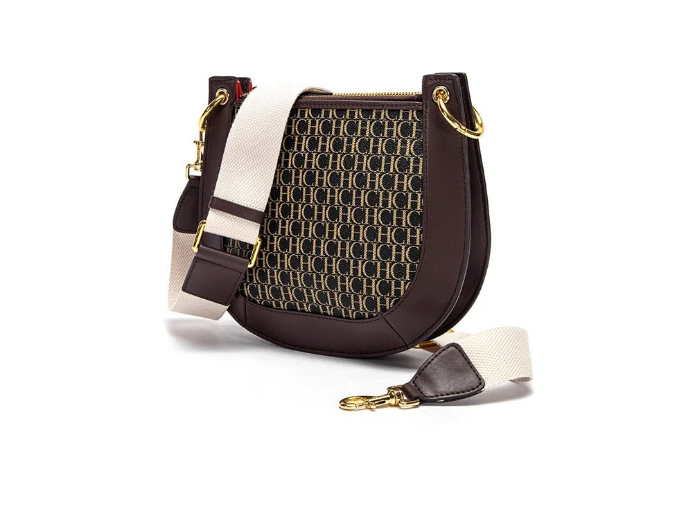 CH Saddle Splicing Design Single Shoulder Bag - itzy bitsy