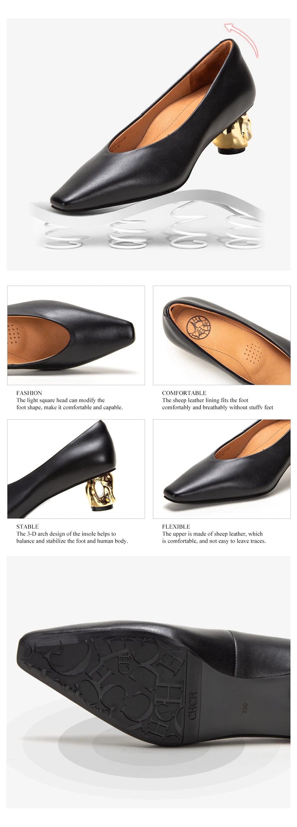 CH Solid Hundred Classic Women's Shoes - itzy bitsy