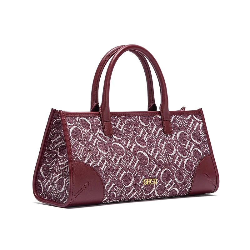 CH Spring Wine Red Business Handbag - itzy bitsy