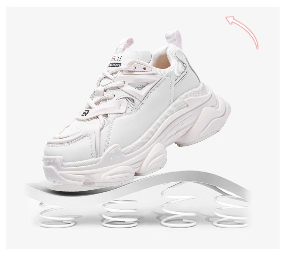 CH Tennis Thick Sole Elevated Women's Shoes - Lightweight - itzy bitsy